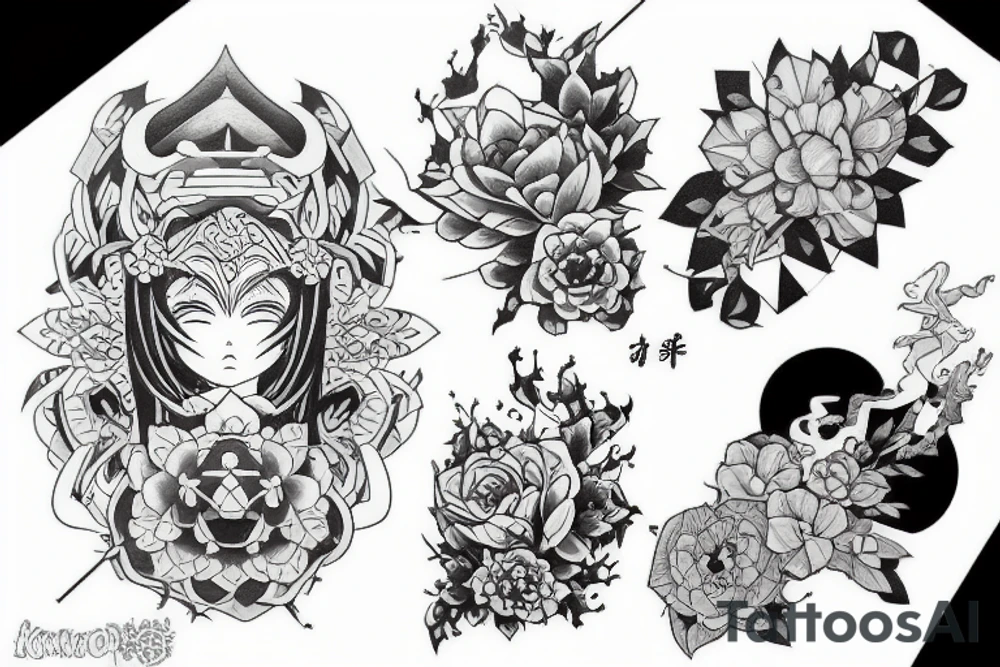 sakura tattoo idea