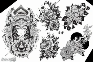 sakura tattoo idea