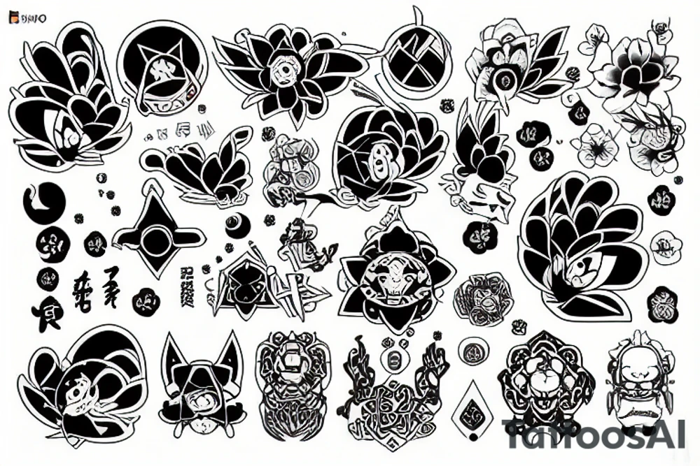 sakura tattoo idea