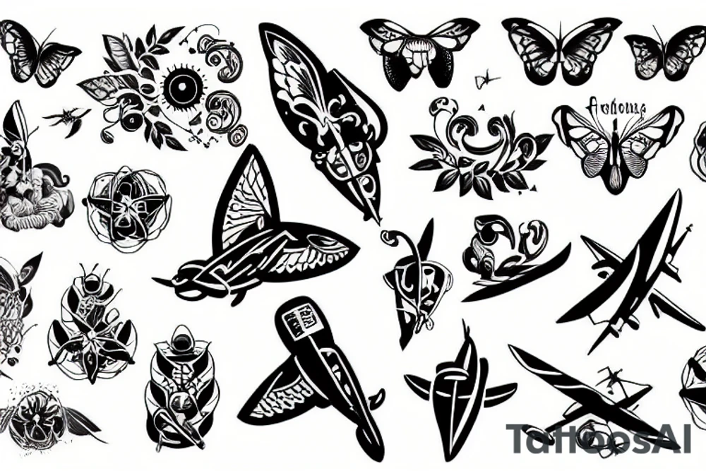 Aviasales for family tattoo idea