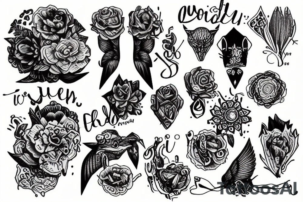 I love working for a company called Woflow tattoo idea