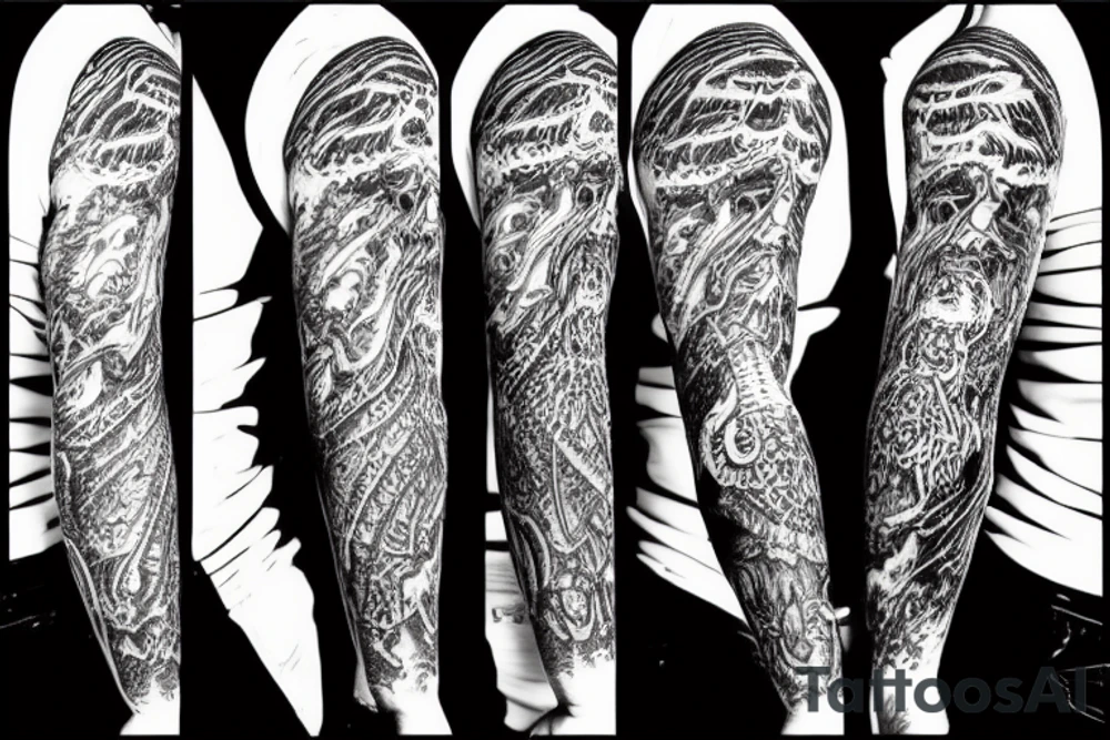 cthulhu sleeve tattoo idea