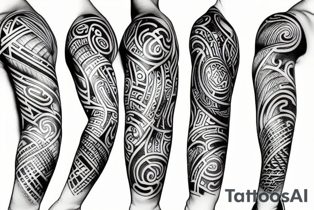ktulu sleeve tattoo idea