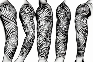 ktulu sleeve tattoo idea