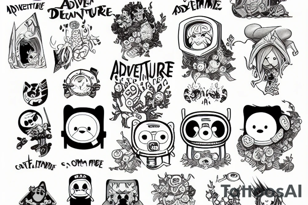 adventure time tattoo idea