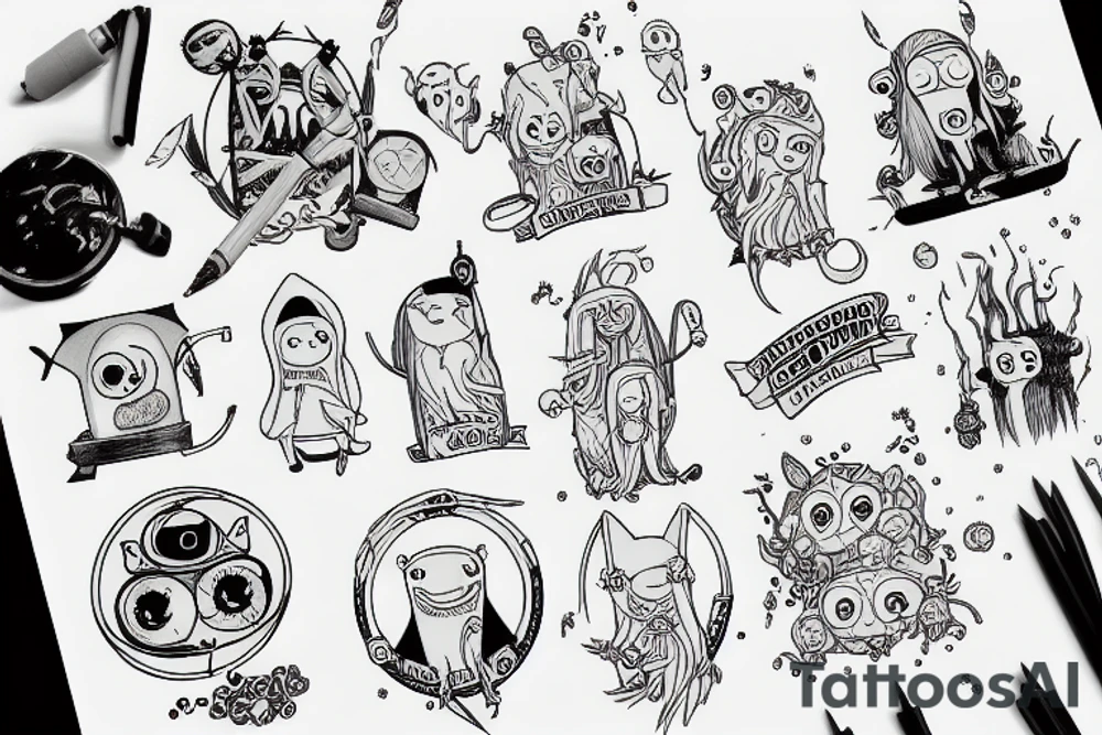 adventure time tattoo idea