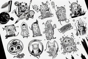 adventure time tattoo idea