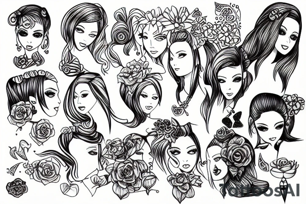 Programmer helping girls tattoo idea
