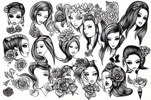 Programmer helping girls tattoo idea