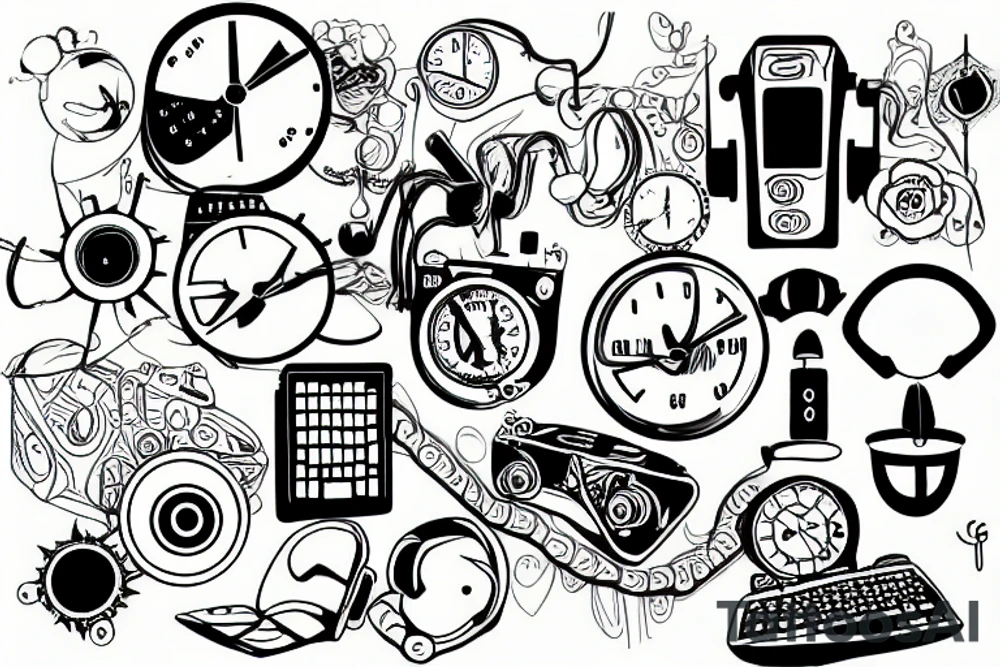 computer tattoo idea