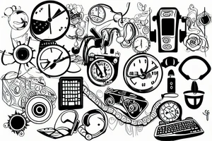 computer tattoo idea