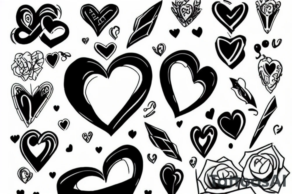 sex with broken heart tattoo idea