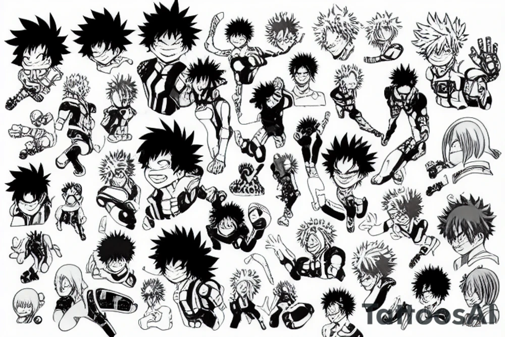 my hero academia tattoo idea
