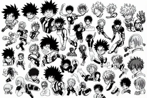 my hero academia tattoo idea