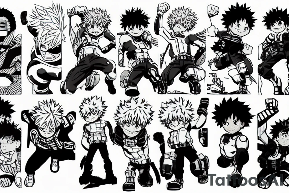 my hero academia tattoo idea
