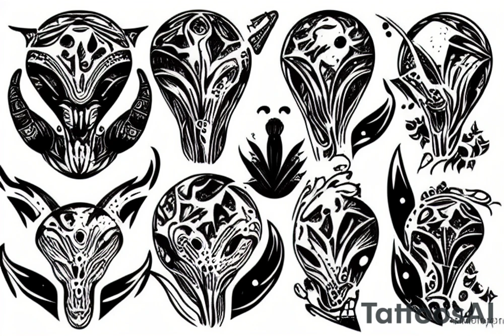 alien tattoo idea
