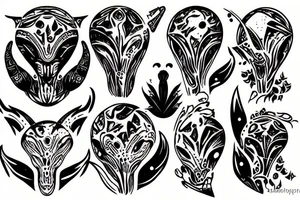 alien tattoo idea