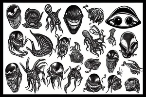 alien tattoo idea