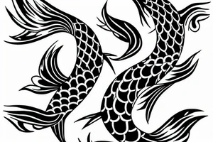 koi fish tattoo idea
