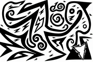lightning bolt tattoo idea