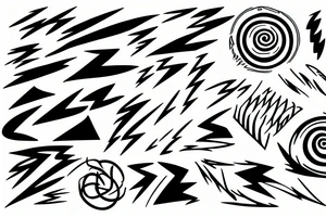 lightning bolt tattoo idea