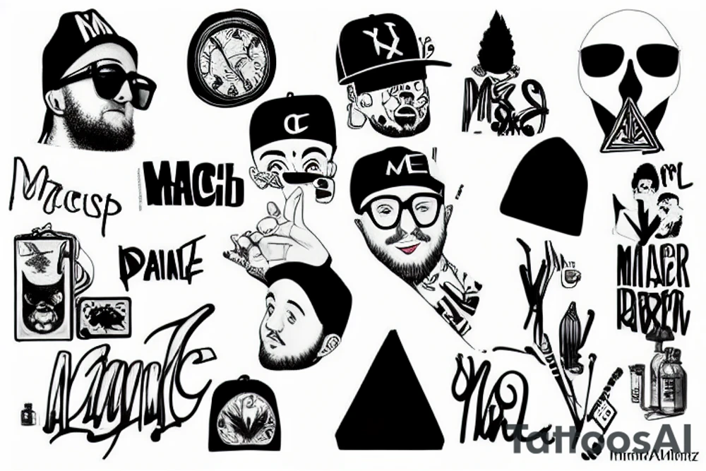 mac miller tattoo idea