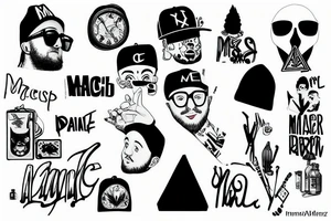 mac miller tattoo idea