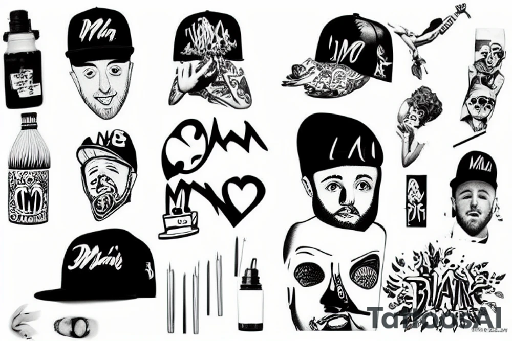 mac miller tattoo idea