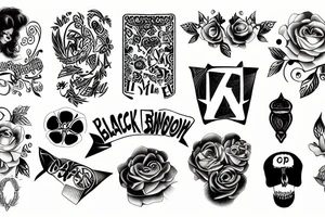 black car tattoo idea