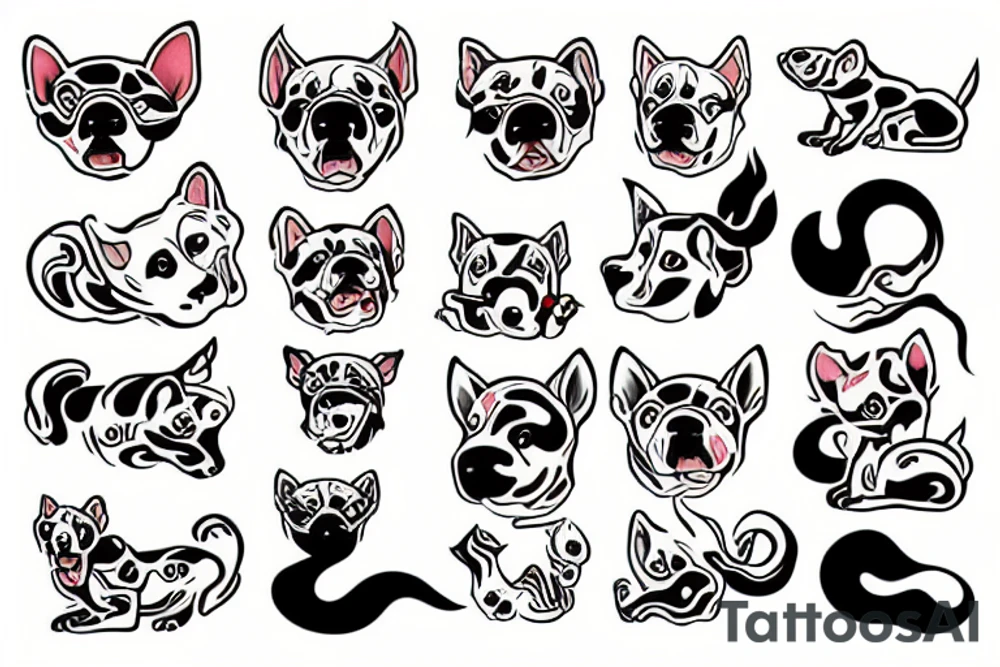 Chinese fu dog tattoo idea