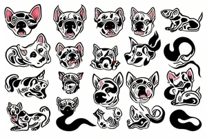 Chinese fu dog tattoo idea