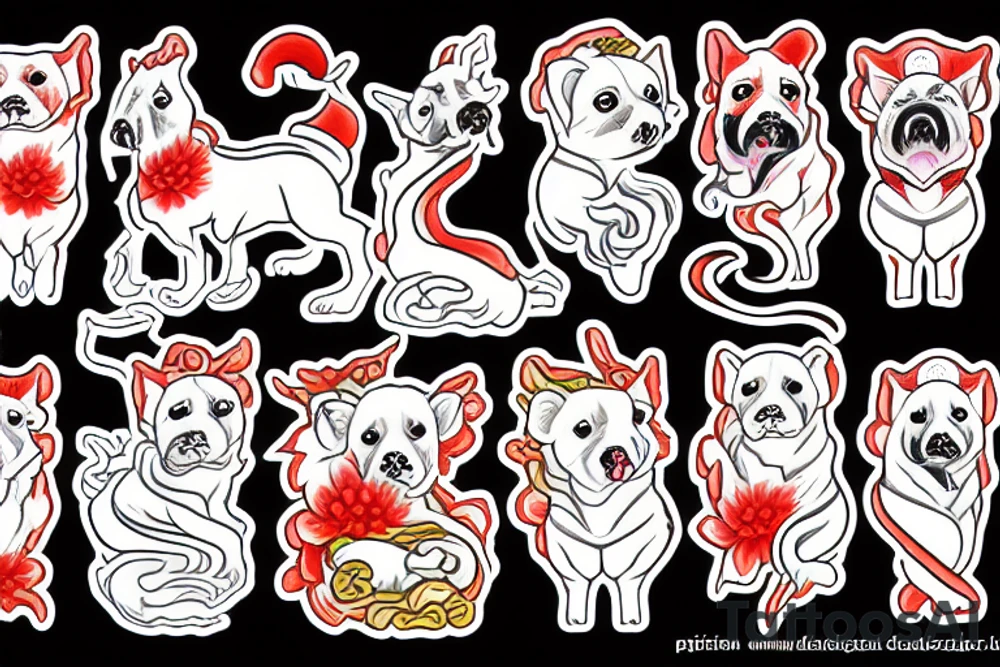 Chinese fu dog tattoo idea