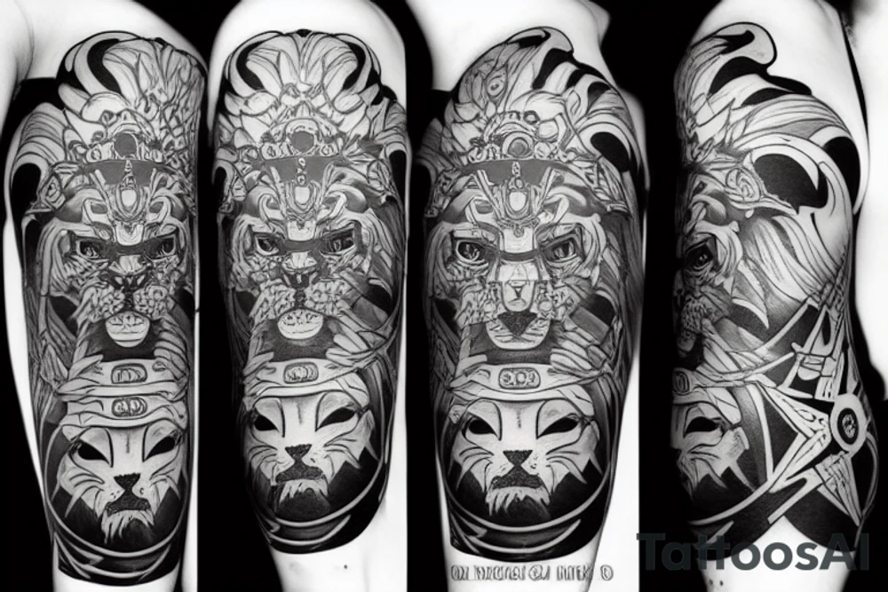 Imperial Lion tattoo idea