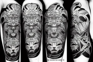 Imperial Lion tattoo idea