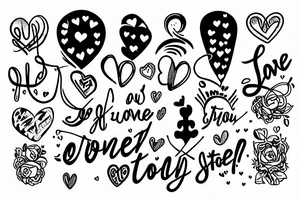 love dutch stay strong quoate tattoo idea