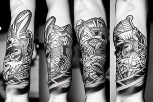 football kick tattoo idea