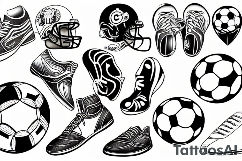 football kick tattoo idea