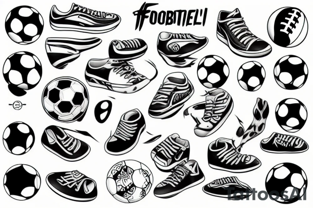 football kick tattoo idea