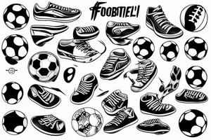 football kick tattoo idea