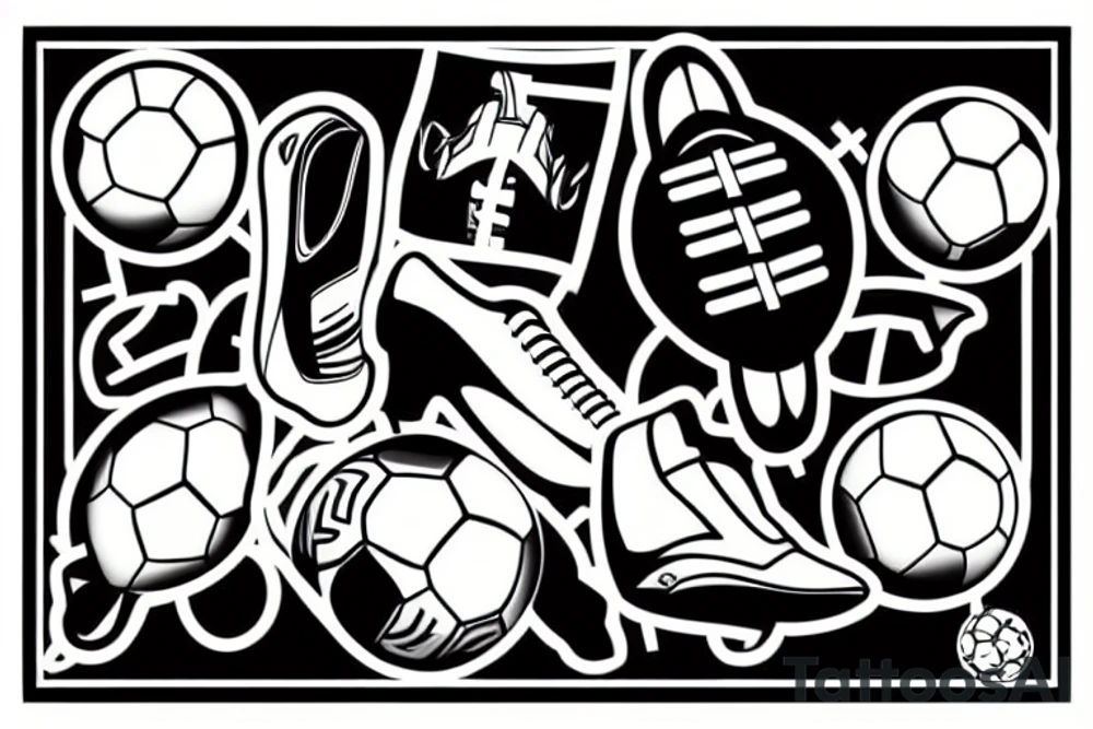 football kick tattoo idea
