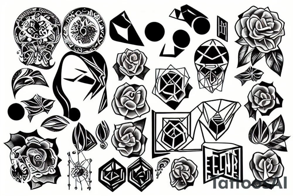 Endless sorrow tattoo idea