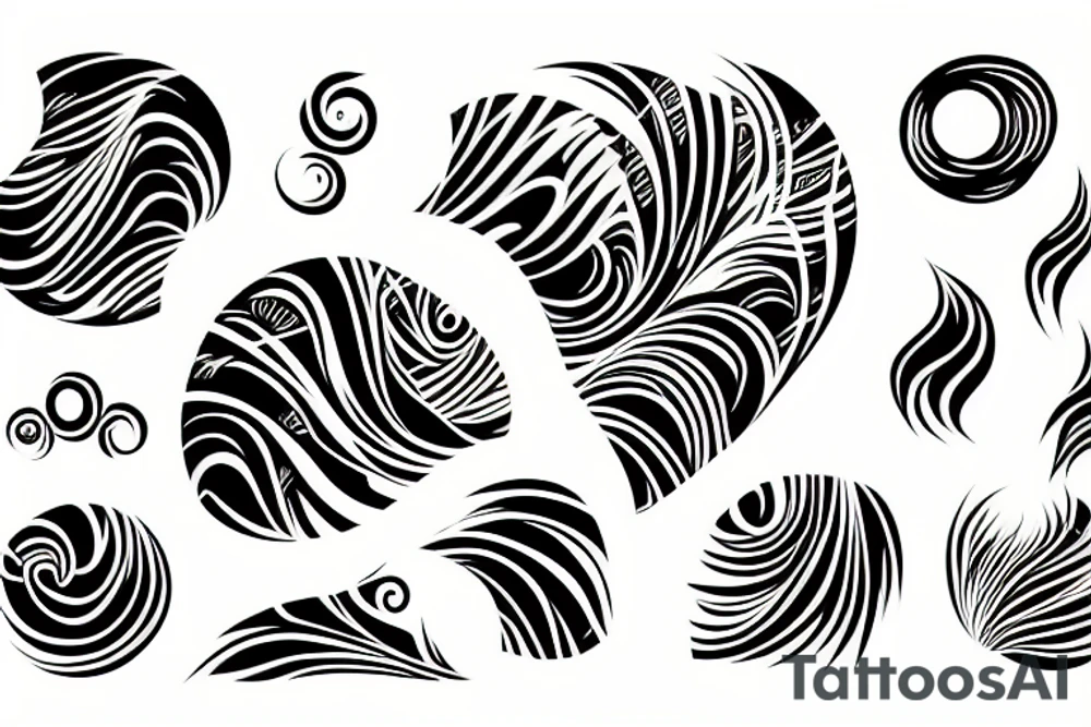Abstract design tattoo idea