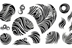 Abstract design tattoo idea