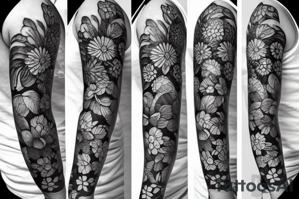 Flower tattoo idea