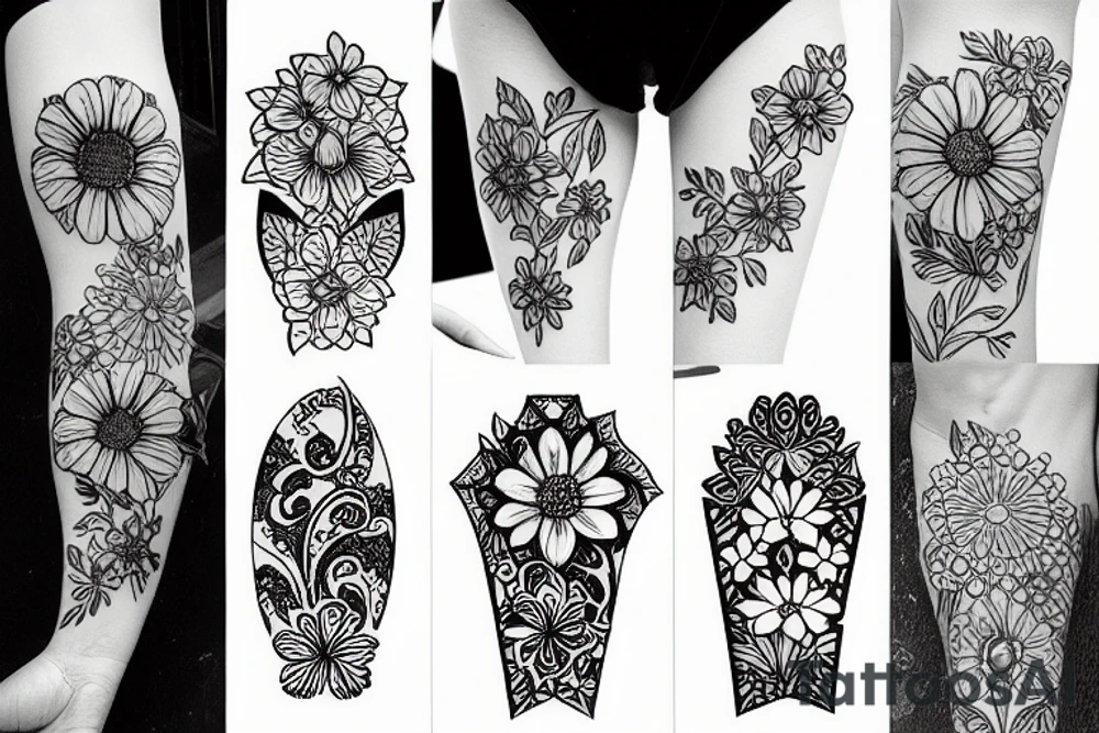 Flower tattoo idea