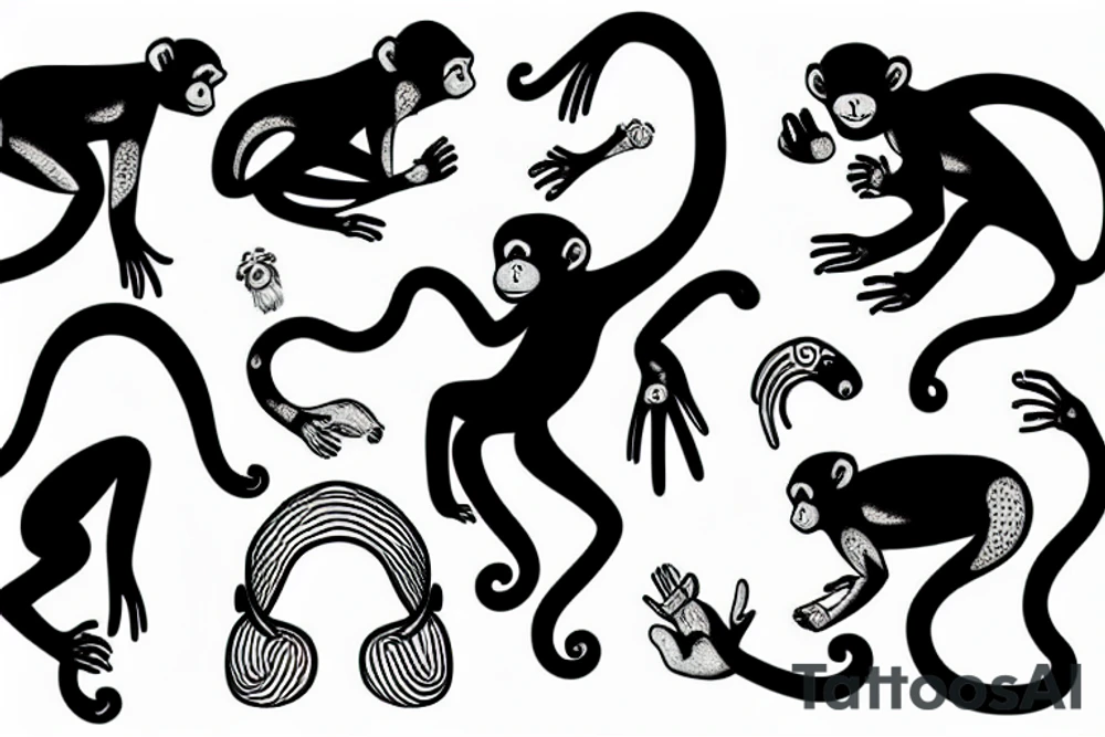 sapiens monkey tattoo idea