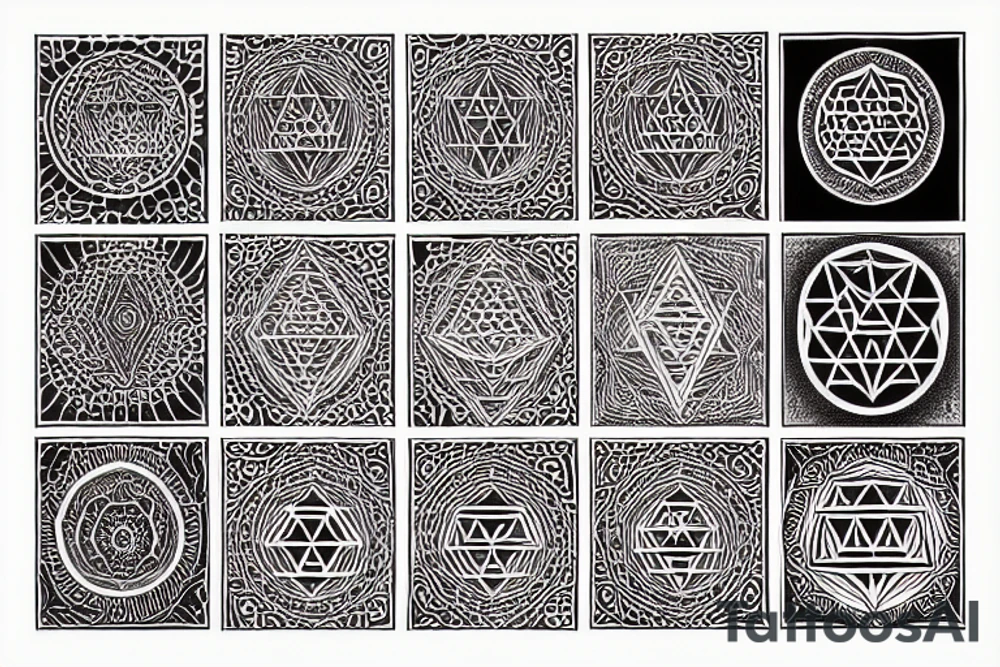 kali yantra tattoo idea