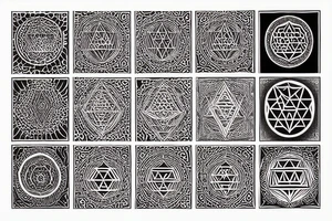 kali yantra tattoo idea