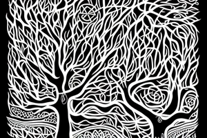 trunk of a tree with the quote "not all those who wander are lost tattoo idea