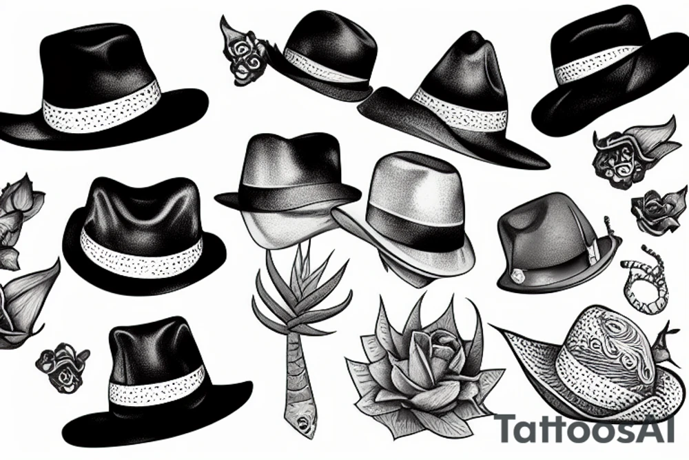 crested gecko with a hat tattoo idea